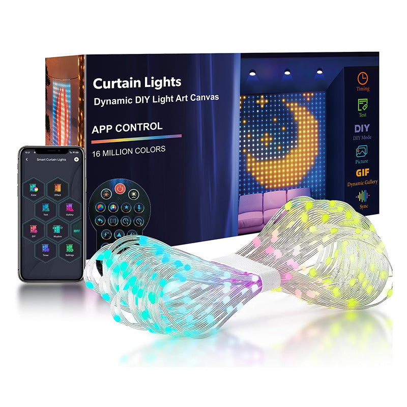 Color Changing Smart Curtain Lights