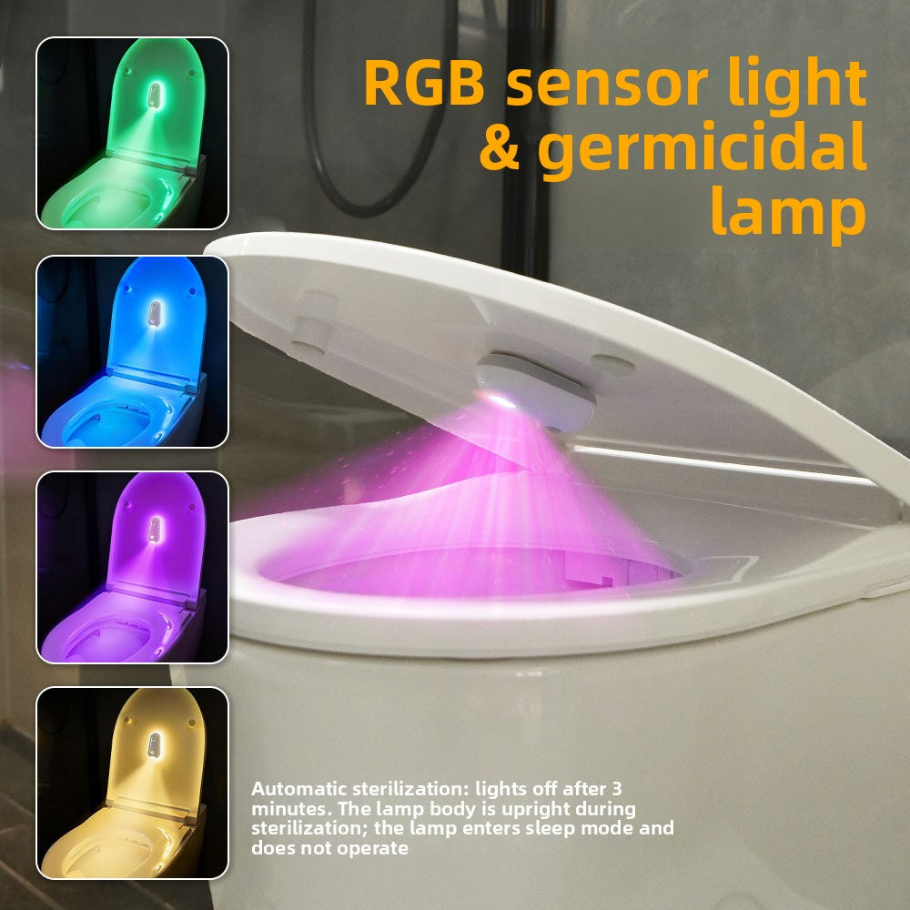 Intelligent sensor toilet light
