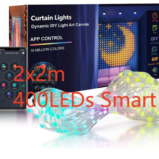 Color Changing Smart Curtain Lights