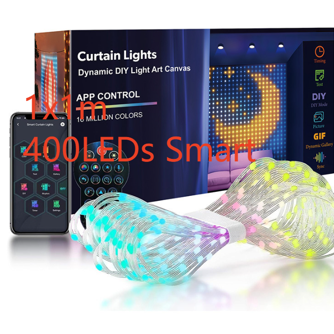 Color Changing Smart Curtain Lights