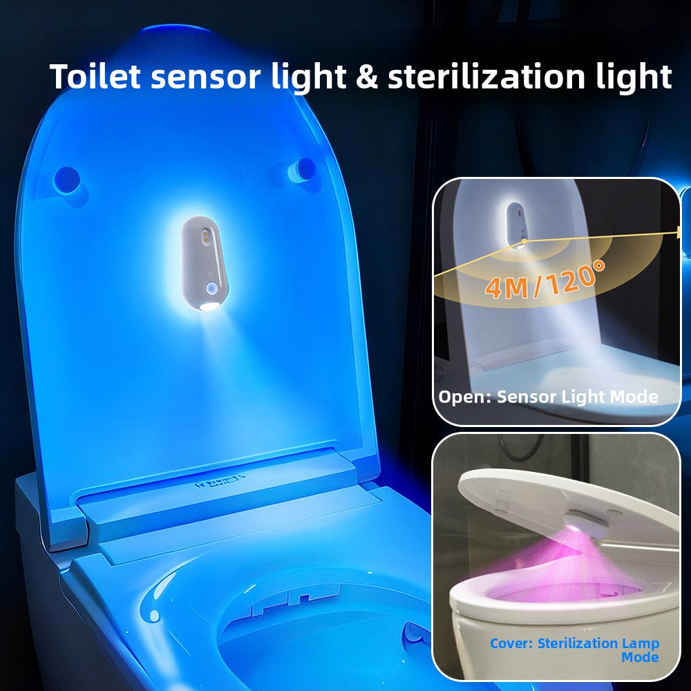 Intelligent sensor toilet light